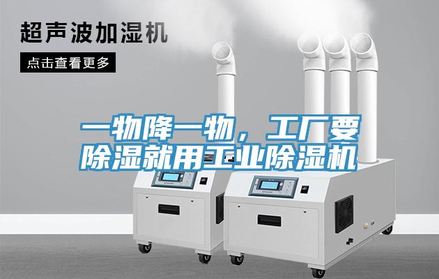 一物降一物，工廠要除濕就用工業(yè)除濕機(jī)