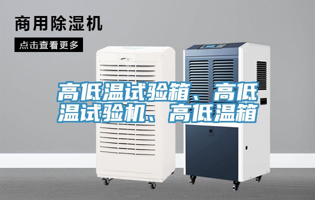 高低溫試驗(yàn)箱、高低溫試驗(yàn)機(jī)、高低溫箱